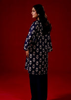 Zeenat & Zoha Navy Glow Women 2pcs