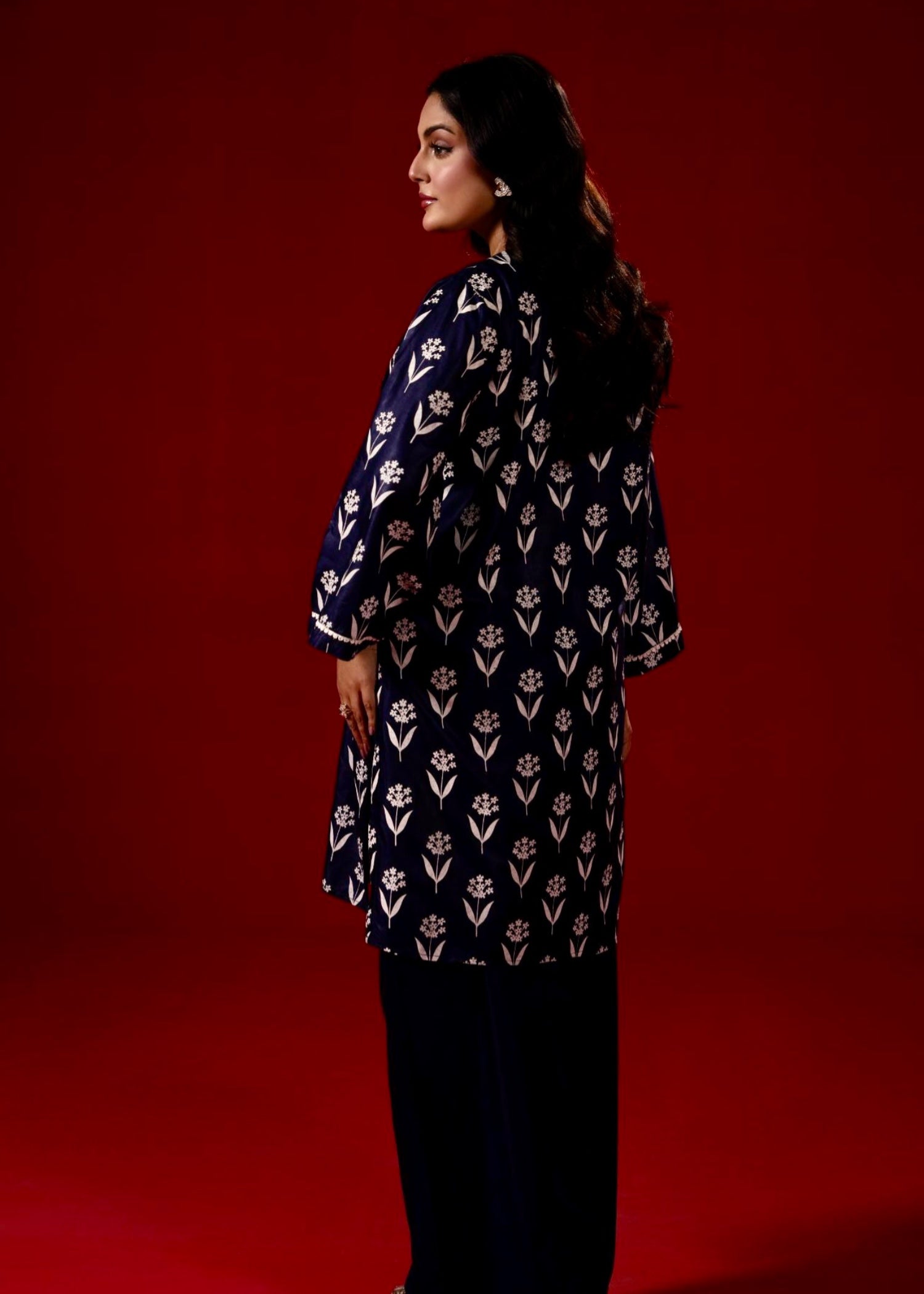 Zeenat & Zoha Navy Glow Women 2pcs