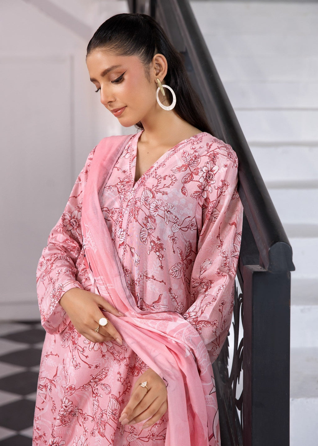 Bin Tayyab (BT006370 PNK 06) Women 3pcs