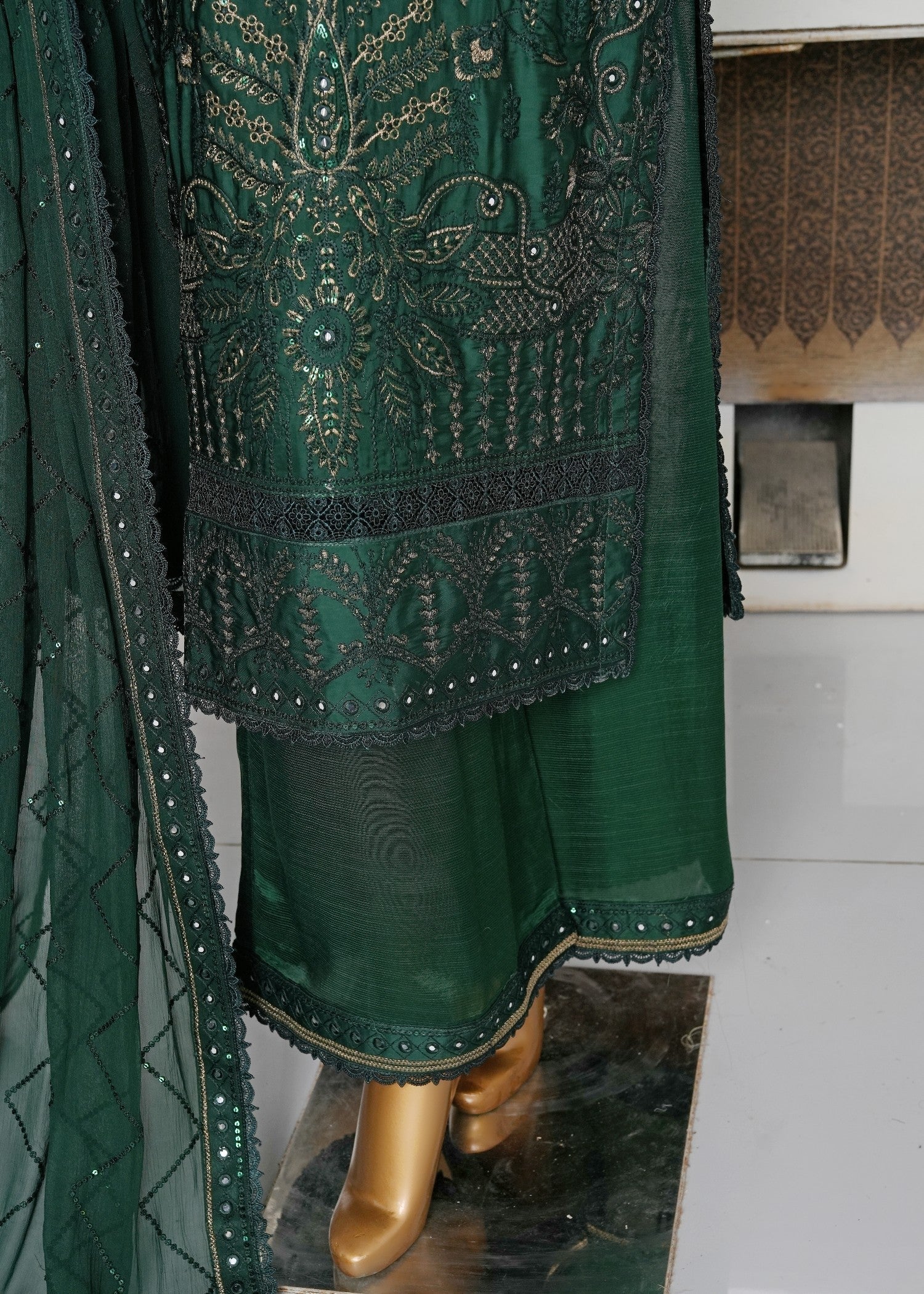 Ahmed Creations RUMAISA GREEN Women 3pcs