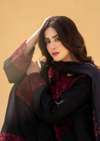 Tehzeeb Libas MAH E NOOR STICHED Women 3pcs