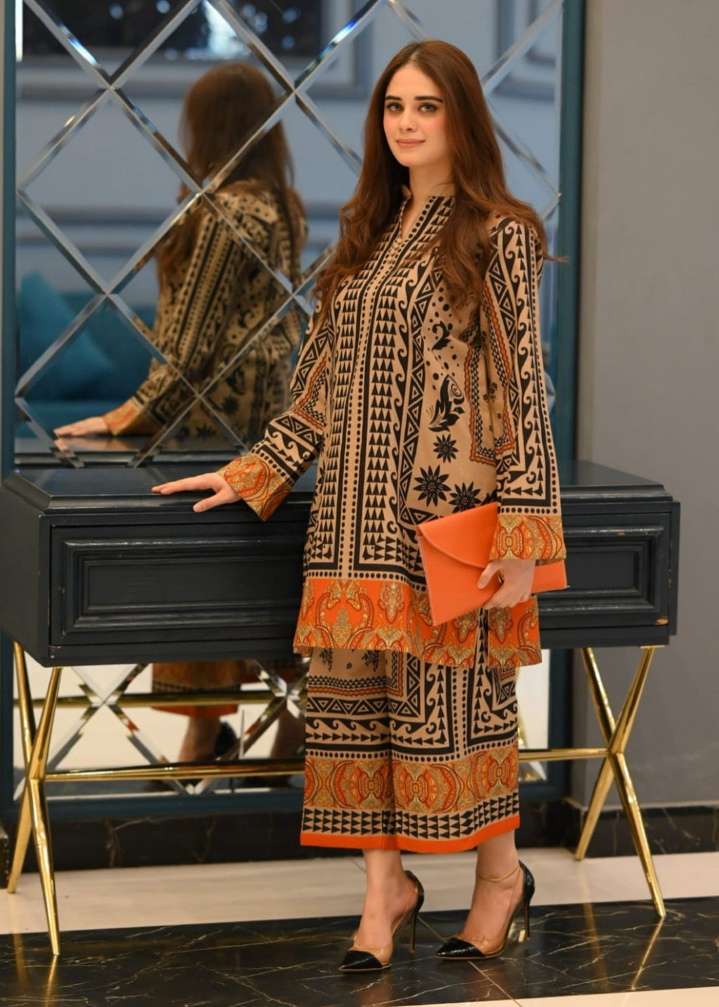 Tehzeeb Libas MIRAAL CORD SET Women 2pcs