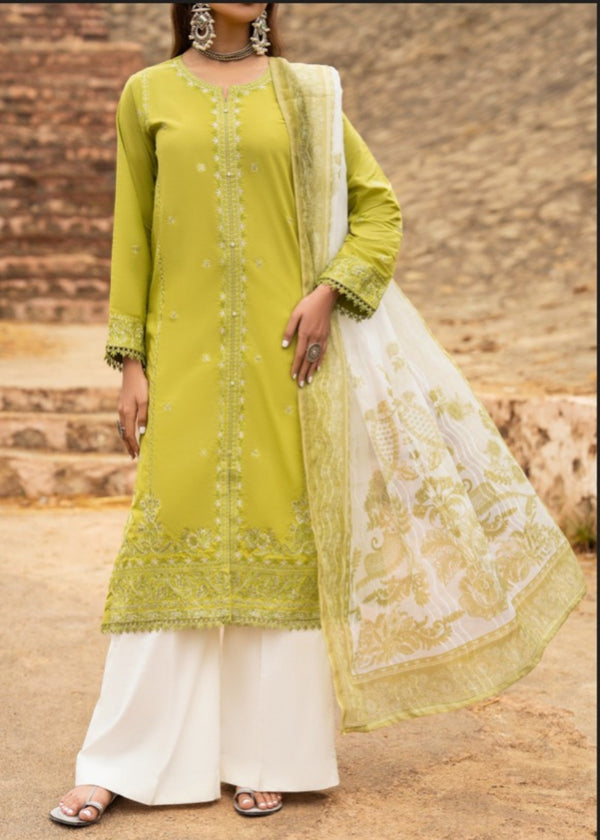 Casual Lite Cotton Emb Suit 10 Women 3pcs