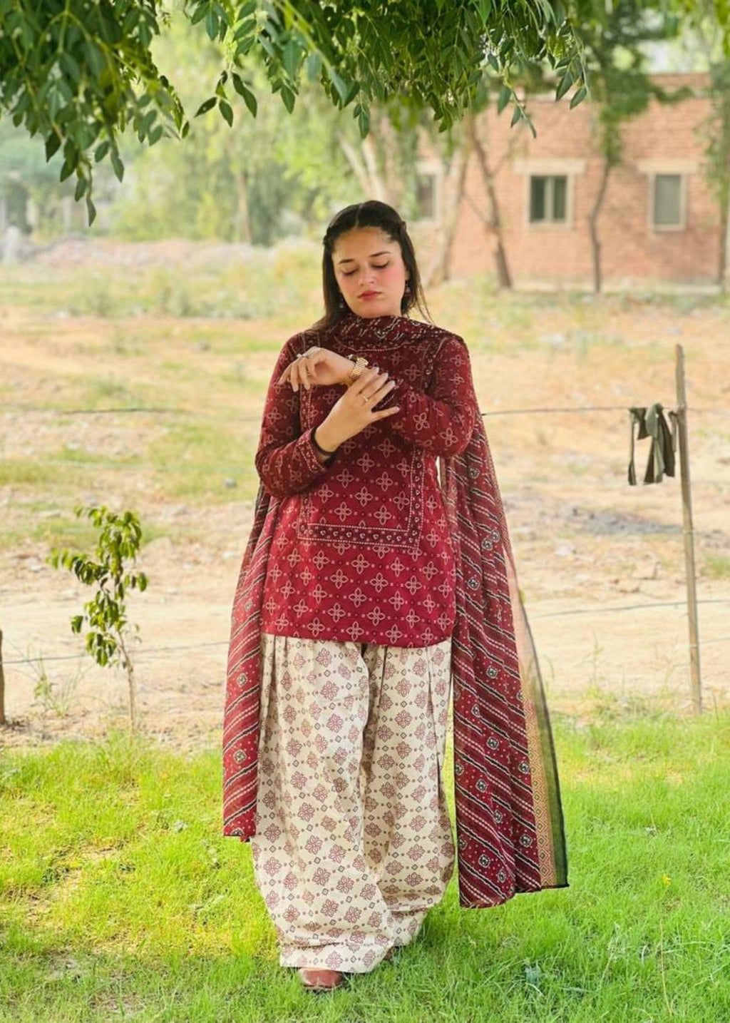 Tehzeeb Libas ZARISH DIGITAL Women 3pcs