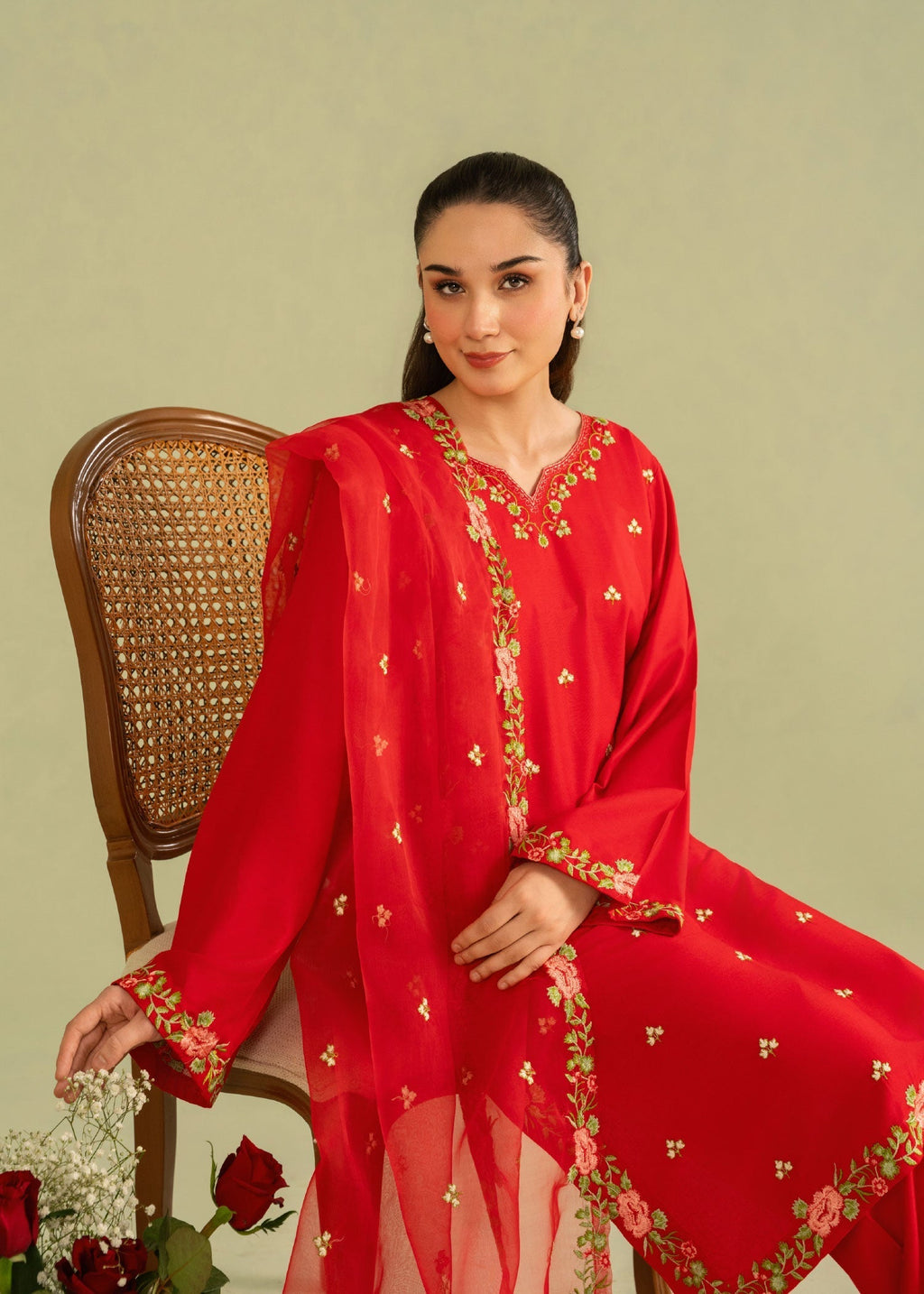 Chaudhary Arts Nehal Embroidered Women 3pcs