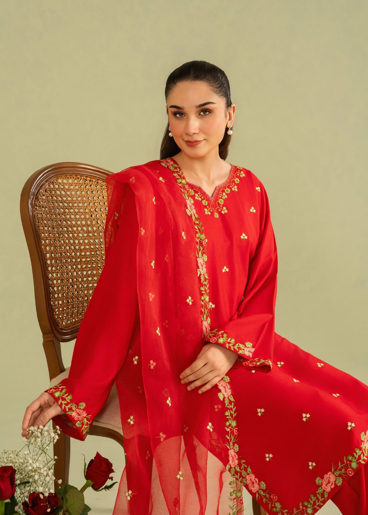 Chaudhary Arts Nehal Embroidered Women 3pcs