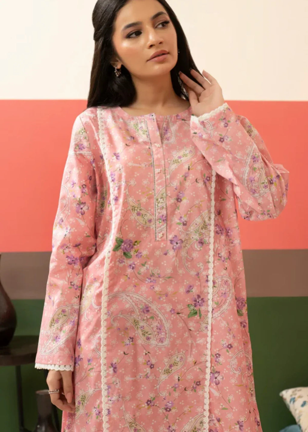 Zellbury Kurta Trouser WPS2522038 Women 2pcs