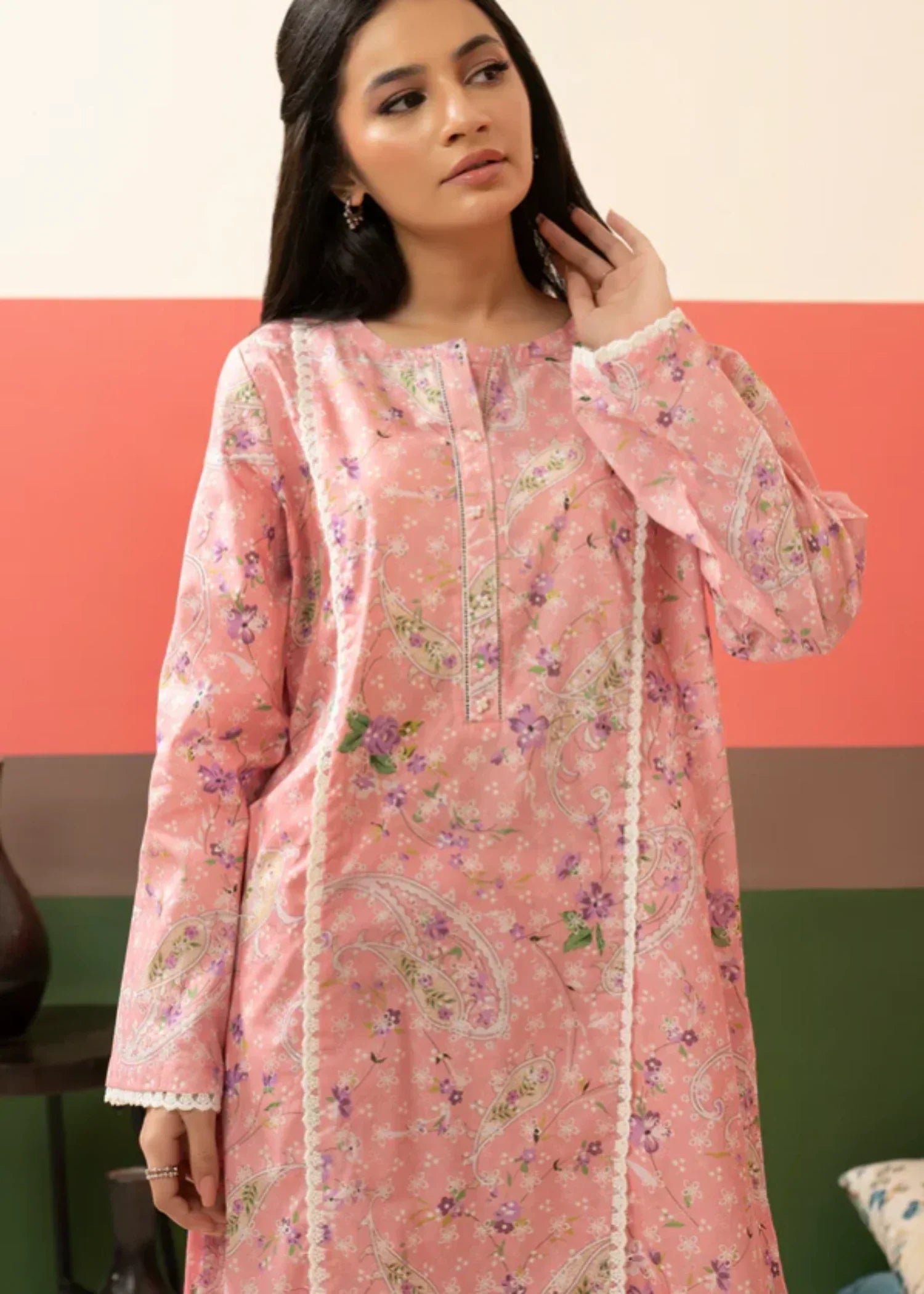 Zellbury Kurta Trouser WPS2522038 Women 2pcs