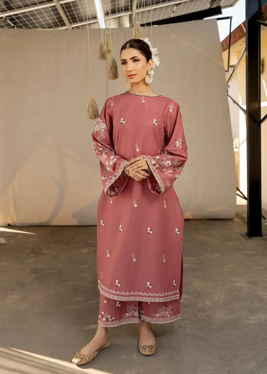 Shehroz Fashion FABEHA EMBROIDERY SUIT Women 2pcs