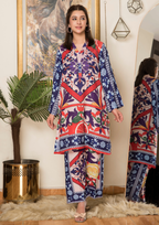 Yolo Pret Printed Arabic Silk Lawn Set ASLS A25 0003 Women 2pcs