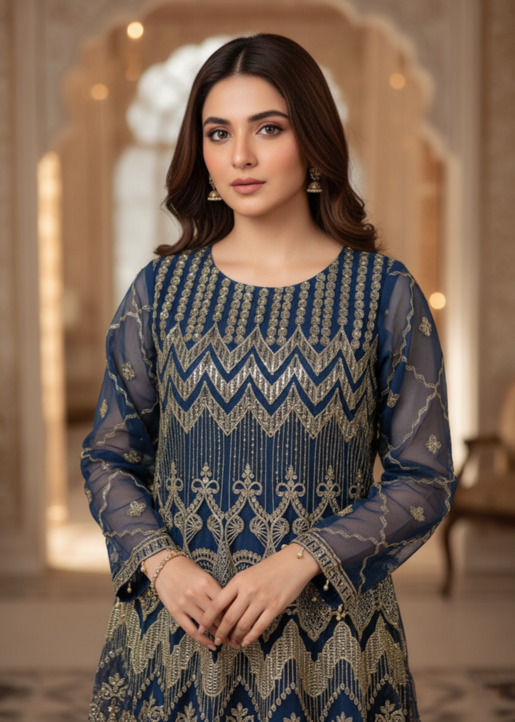 Diara Couture NYRA US 455 BLUE Women 3pcs