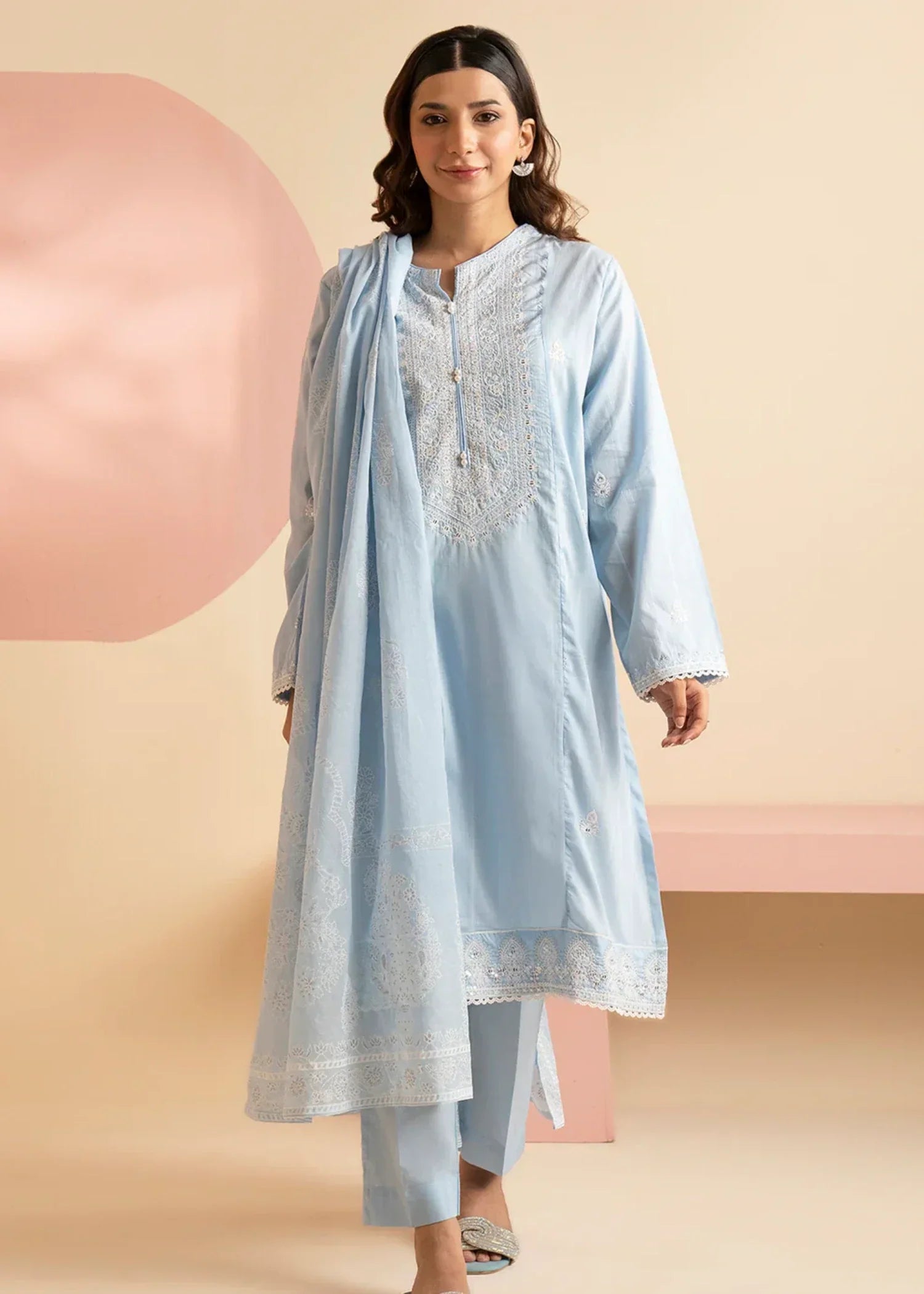 Zellbury WPS2531788 Sky Blue Women 3pcs