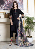 Hamna Kalim SHMAIL BLACK Women 3pcs