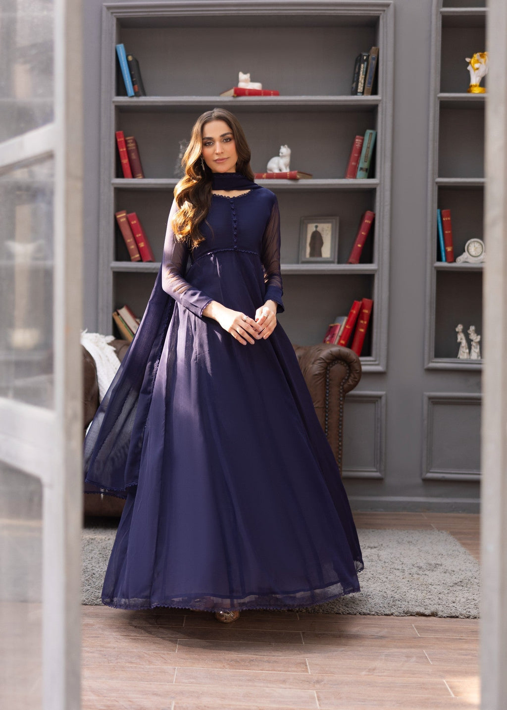 Alyssa NAVY BLUE MAXI ALM05 Women 3pcs