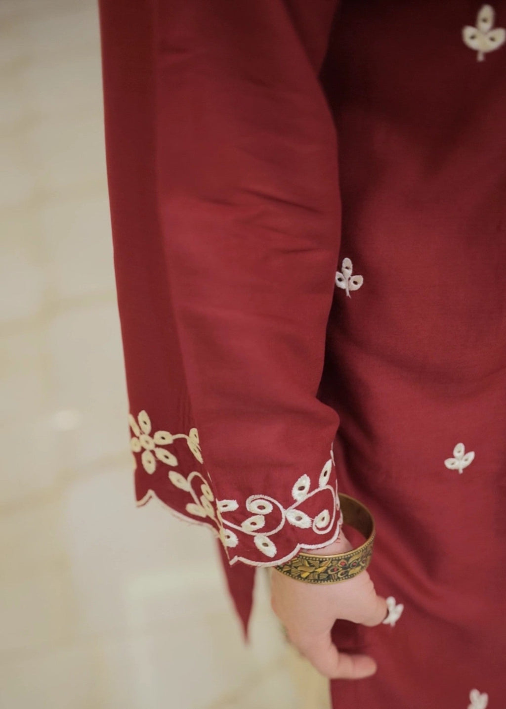 Tehzeeb Libas MULBERRY EMBROIDERED Women 2pcs