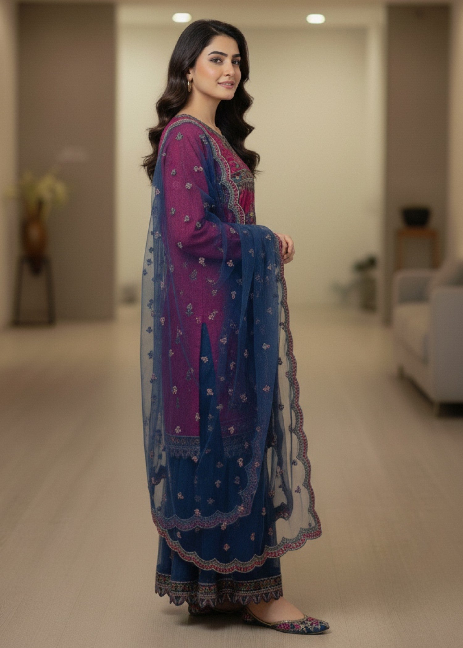 Diara Couture AROHA M 001 PINK Women 3pcs