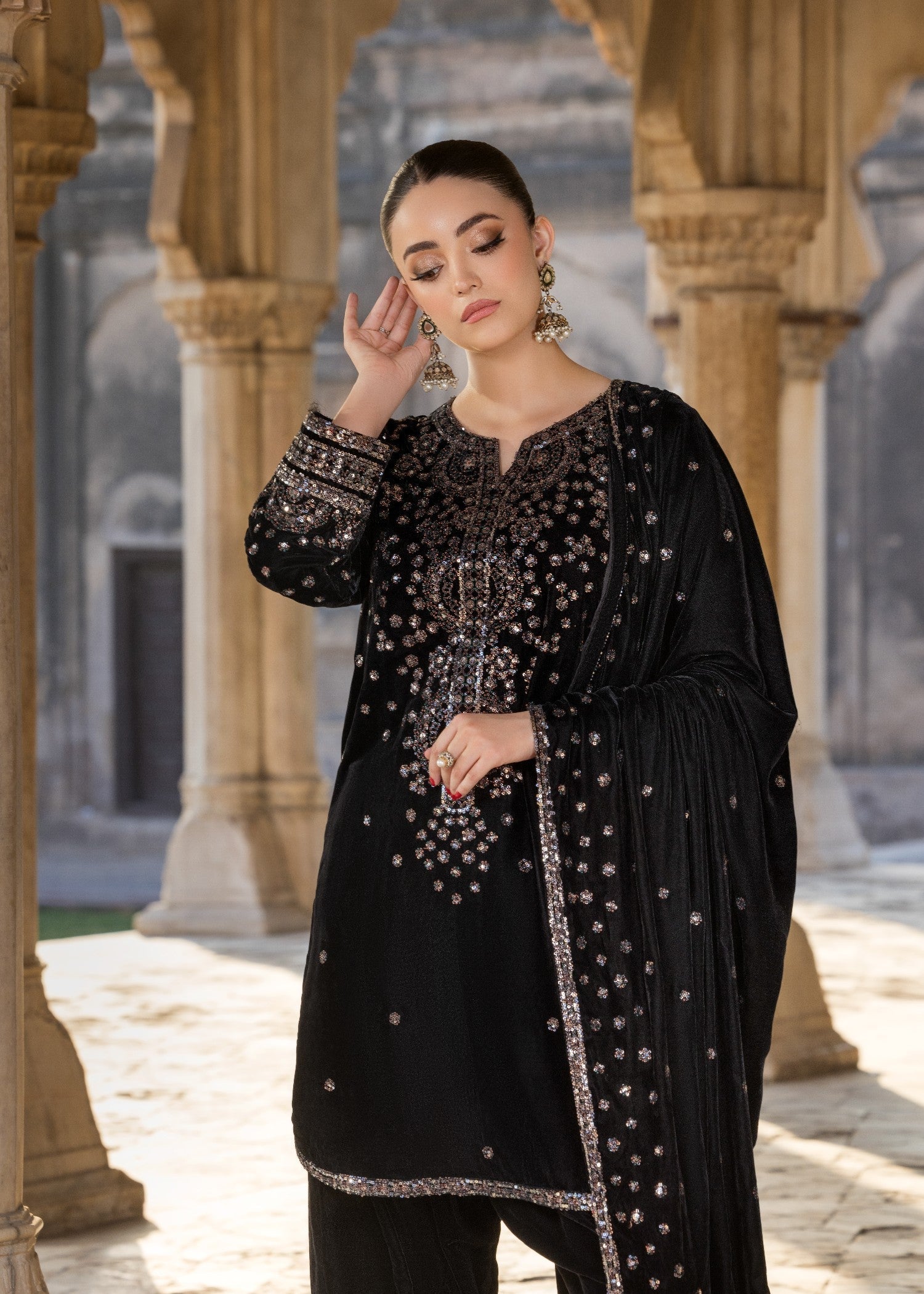 Bin Tayyab BT006529 BLK Women 3pcs