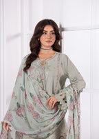 Bin Tayyab (BT006287 PST GRN) Women 3pcs