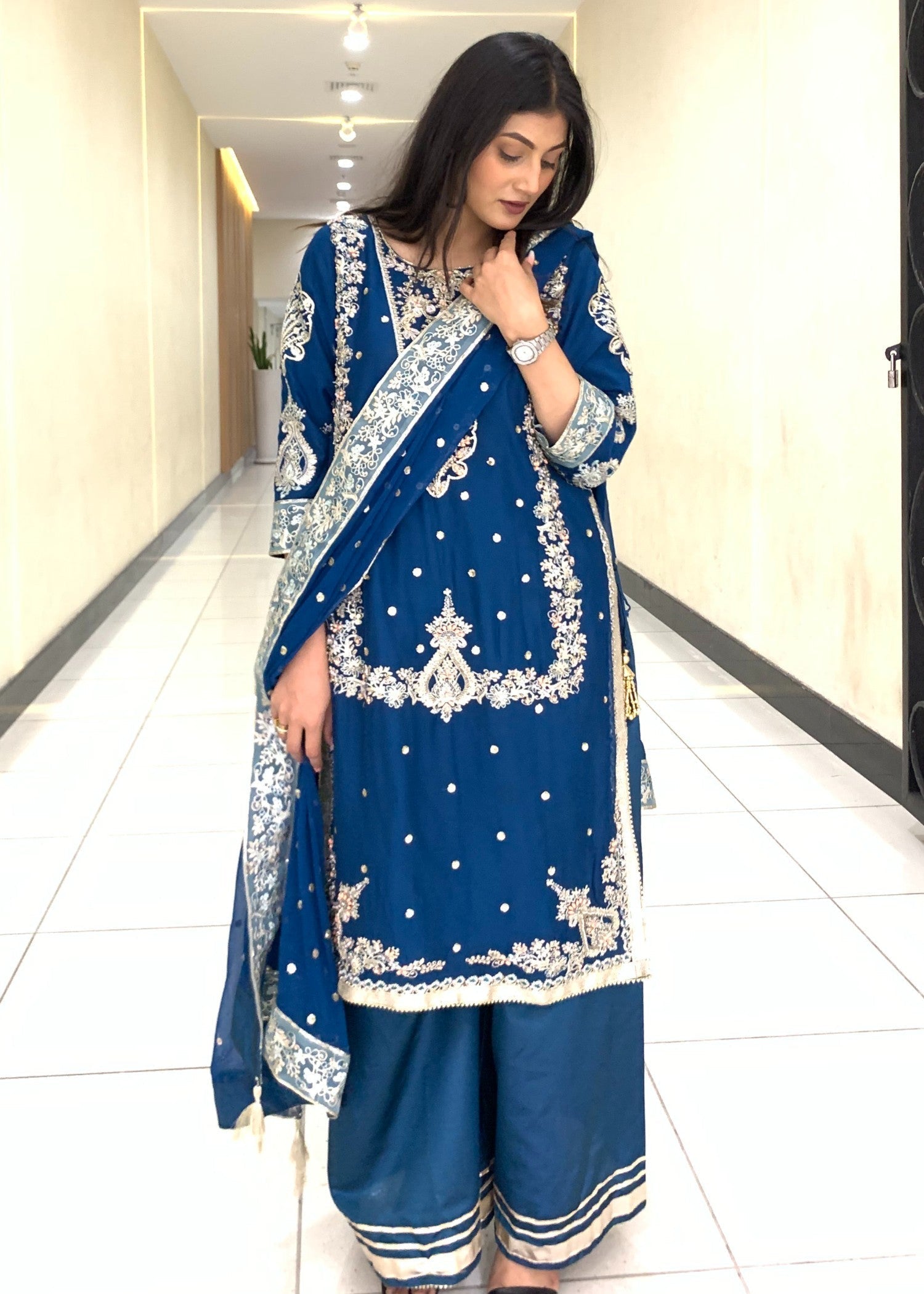 Waniya Awais WAS 80 Women 3pcs