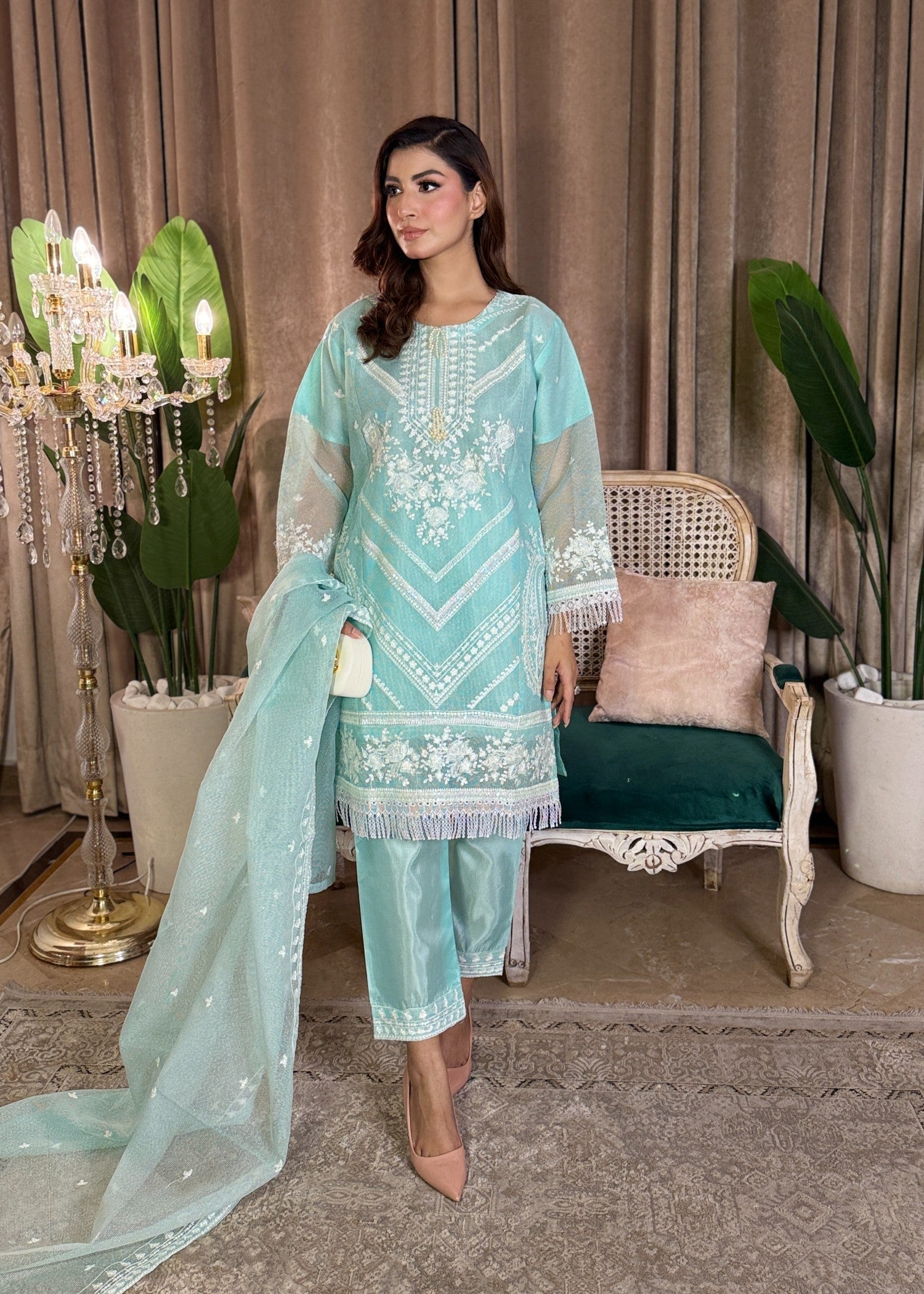 Ameena Official Rukhsaar Rangraiz Women 3pcs