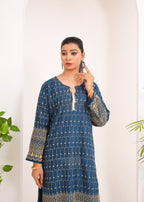 Libaas E Khaas Ayat Teal Women 2pcs