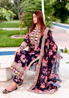 Suits By Sadia Ayesha silk Women 3pcs