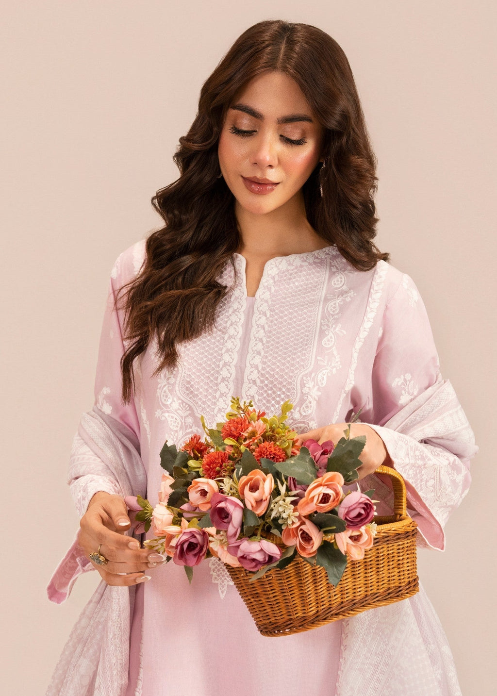 Sahibas By Mirza Chutki Pink Women 3pcs