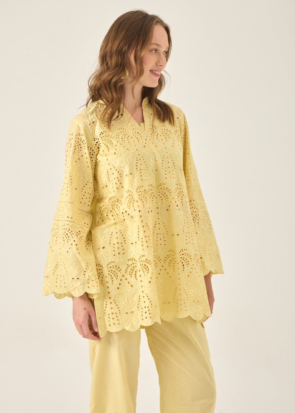 Kiara Rielle – Embroidered Co ords Set Women 2pcs