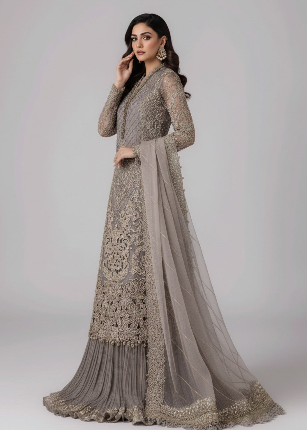 Malhaar MAL AL 4232 WED V1 25 Women 3pcs