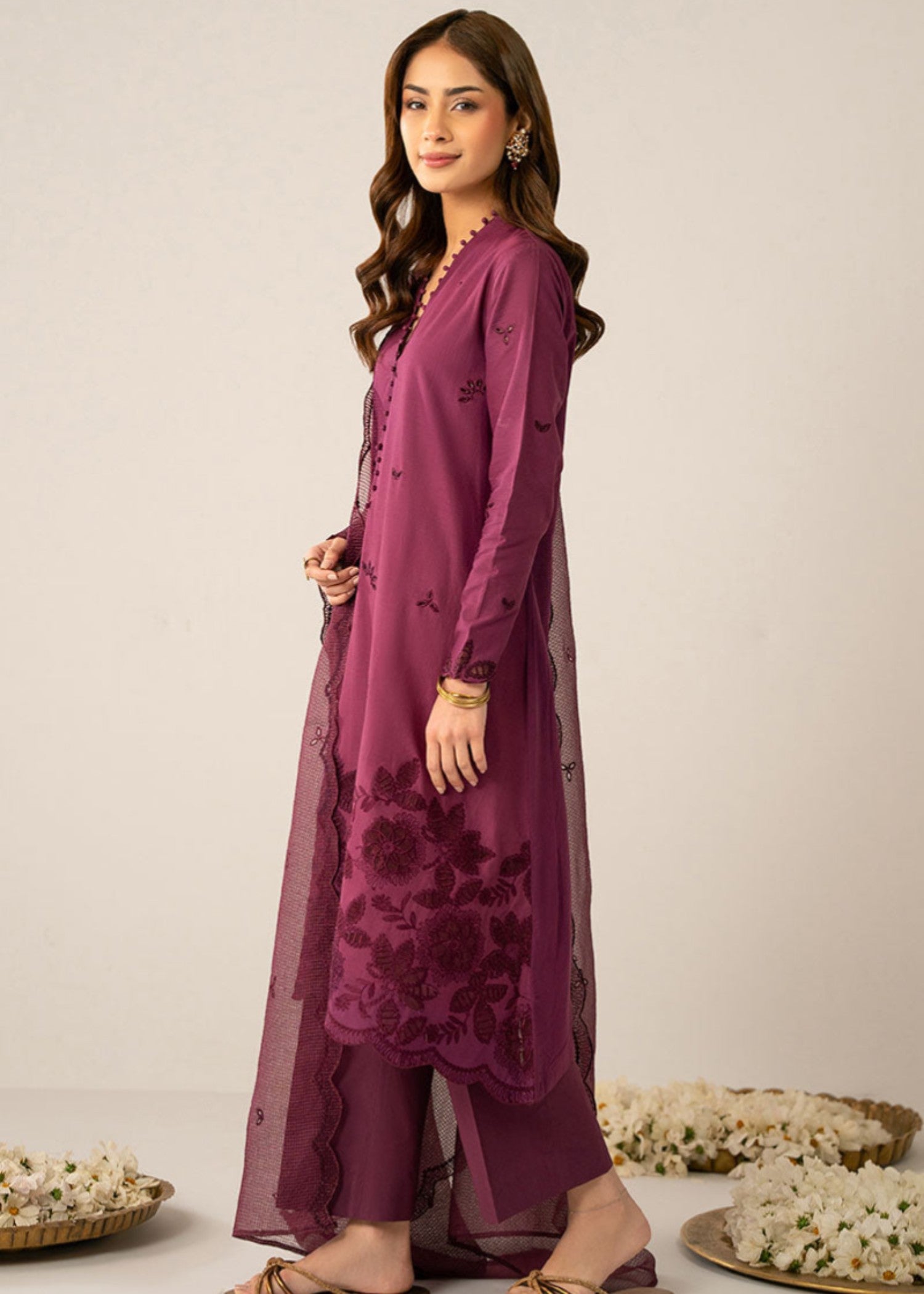 Cross Stitch PLUMERIA 0125RTWEMBCNT0201 Women 2pcs