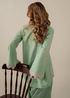 Kiara SAGE Embroidered Set Khaddar Women 2pcs