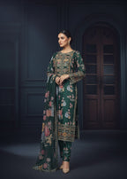 Pehnawa By Bin Akram’s NOOR GRN | Shimoz Silk Women 3pcs