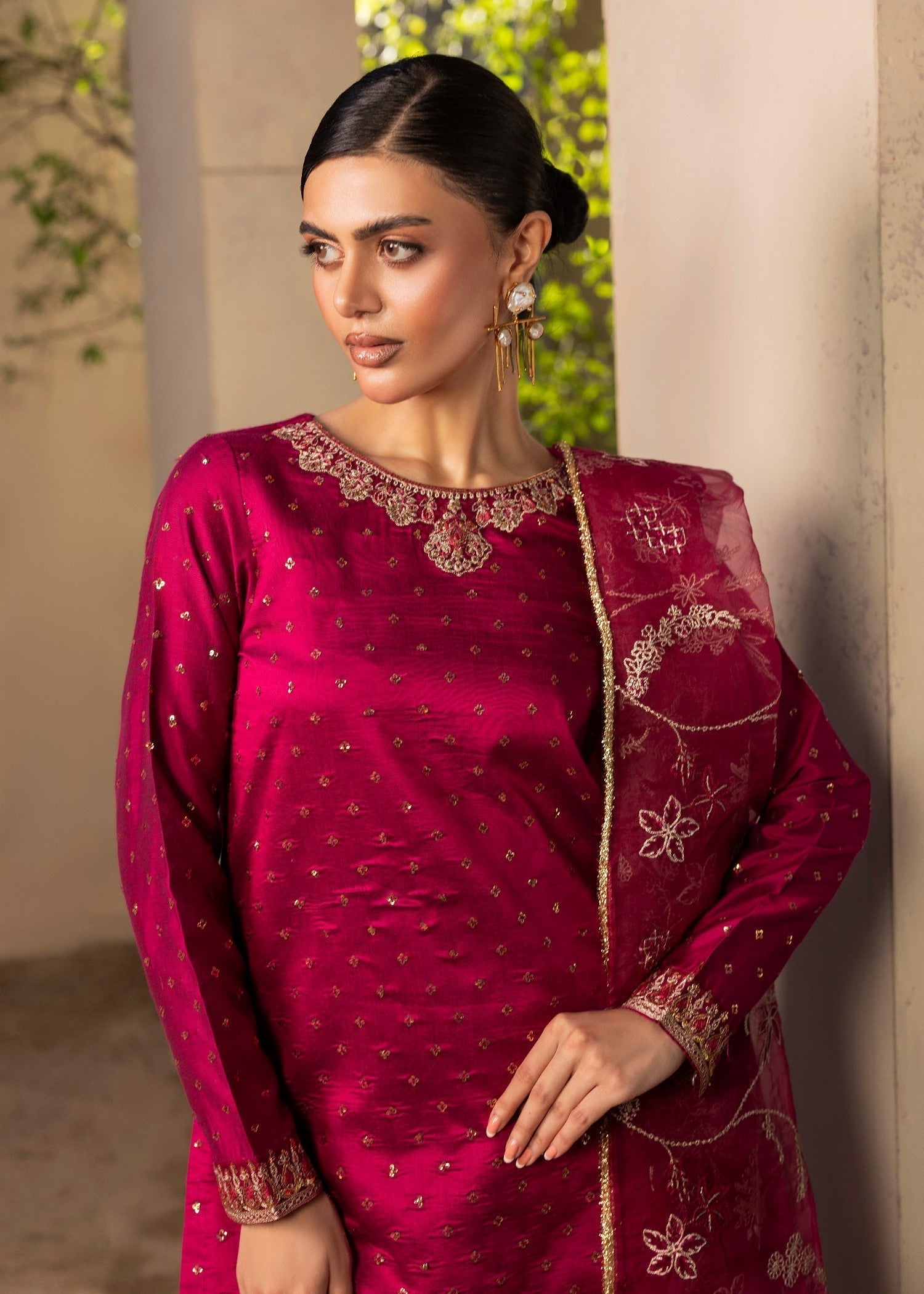 Diara Couture GULRUKH DF 57 MAGENTA Women 3pcs