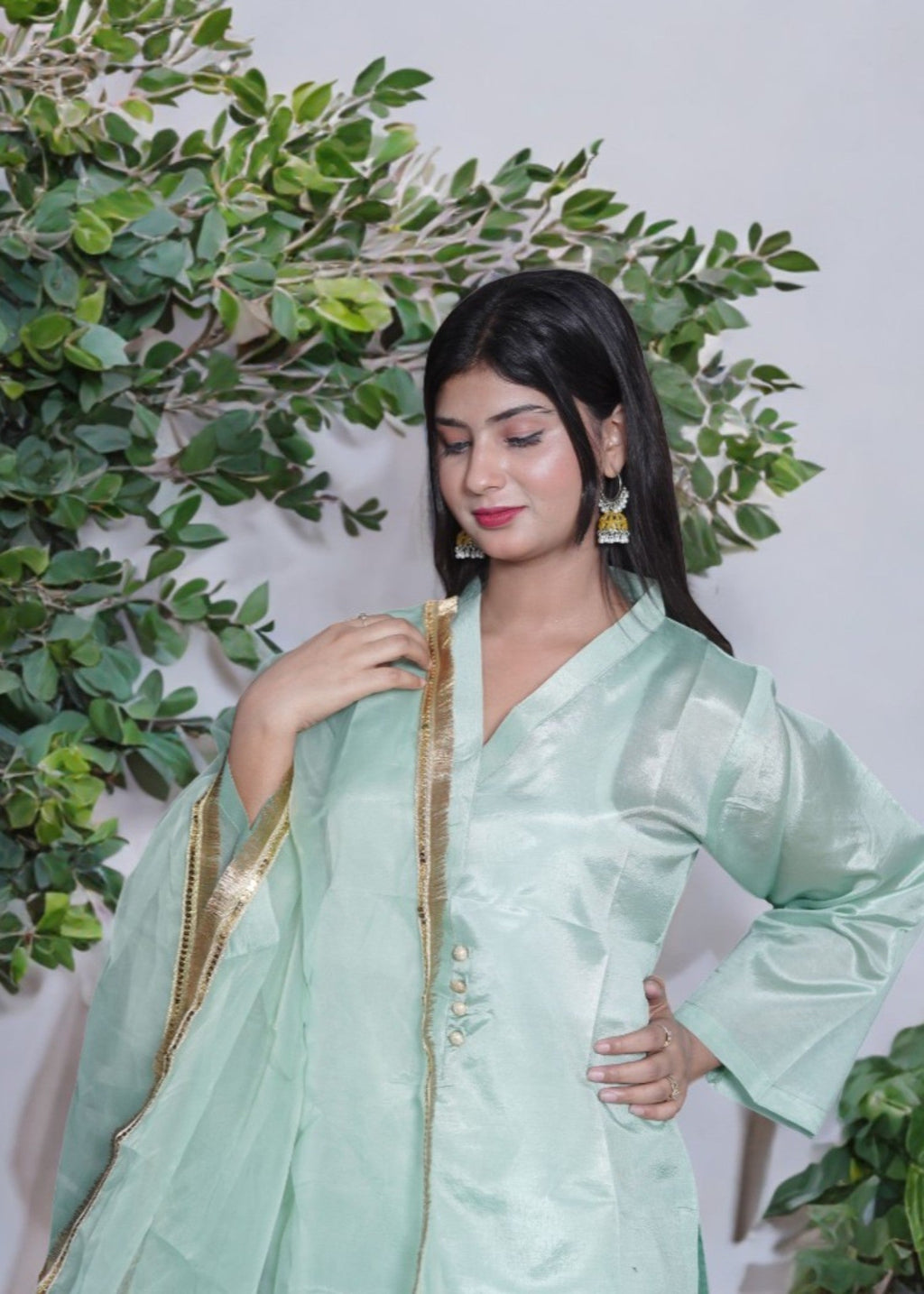 Zamnah Mint Elegance Women 3pcs