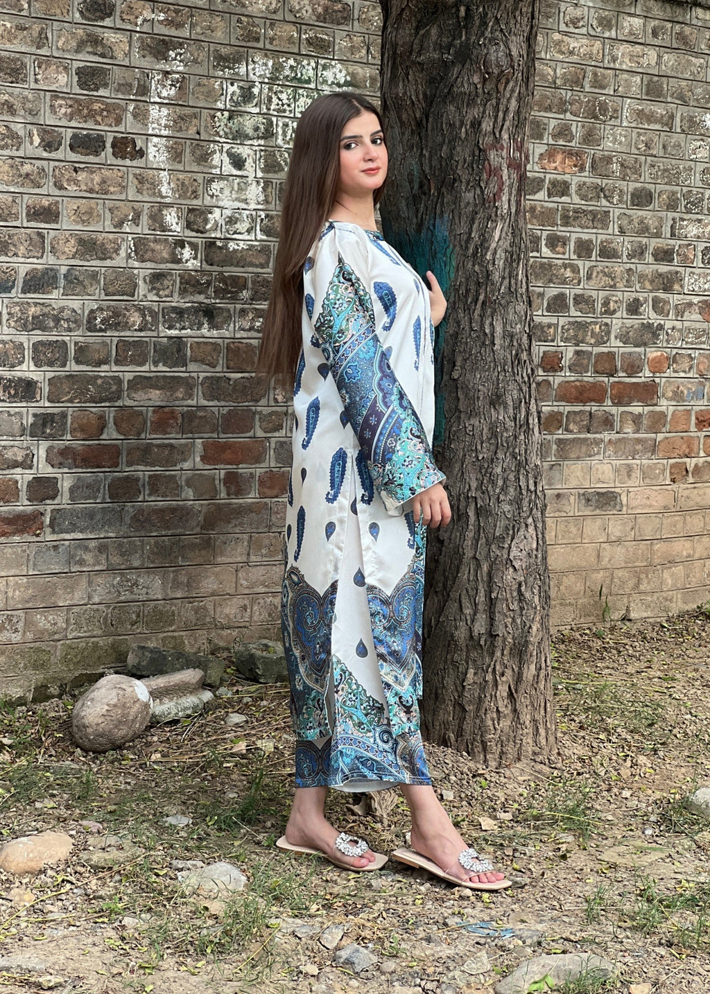 Tehzeeb Libas NUREH CORD SET Women 2pcs