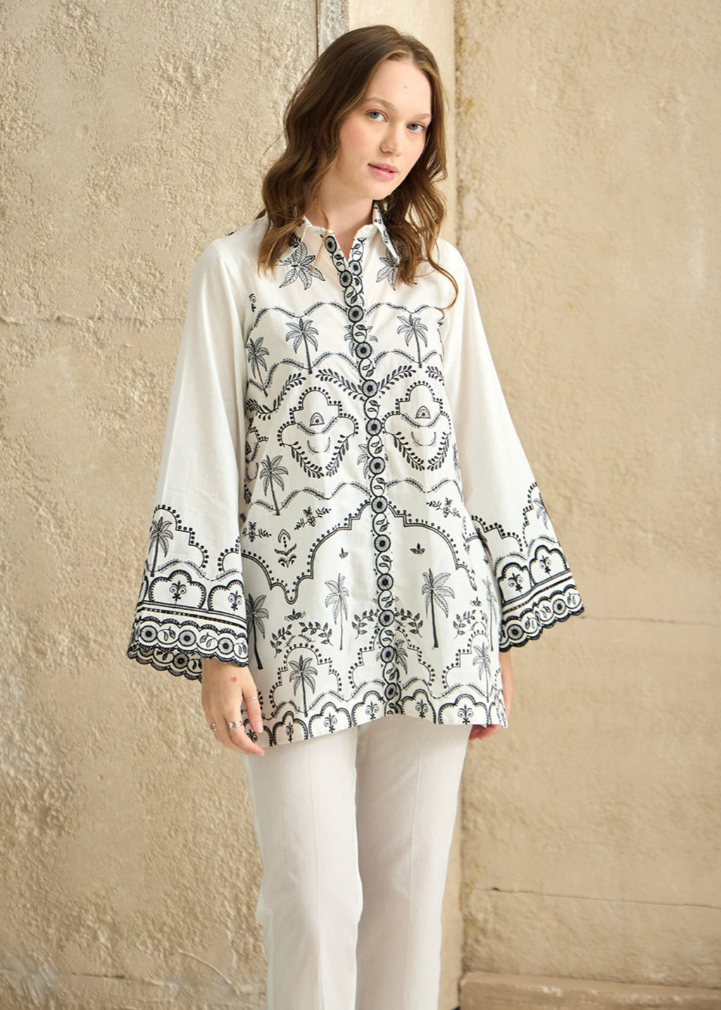 Kiara Zynel – Embroidered Co ords Set Women 2pcs