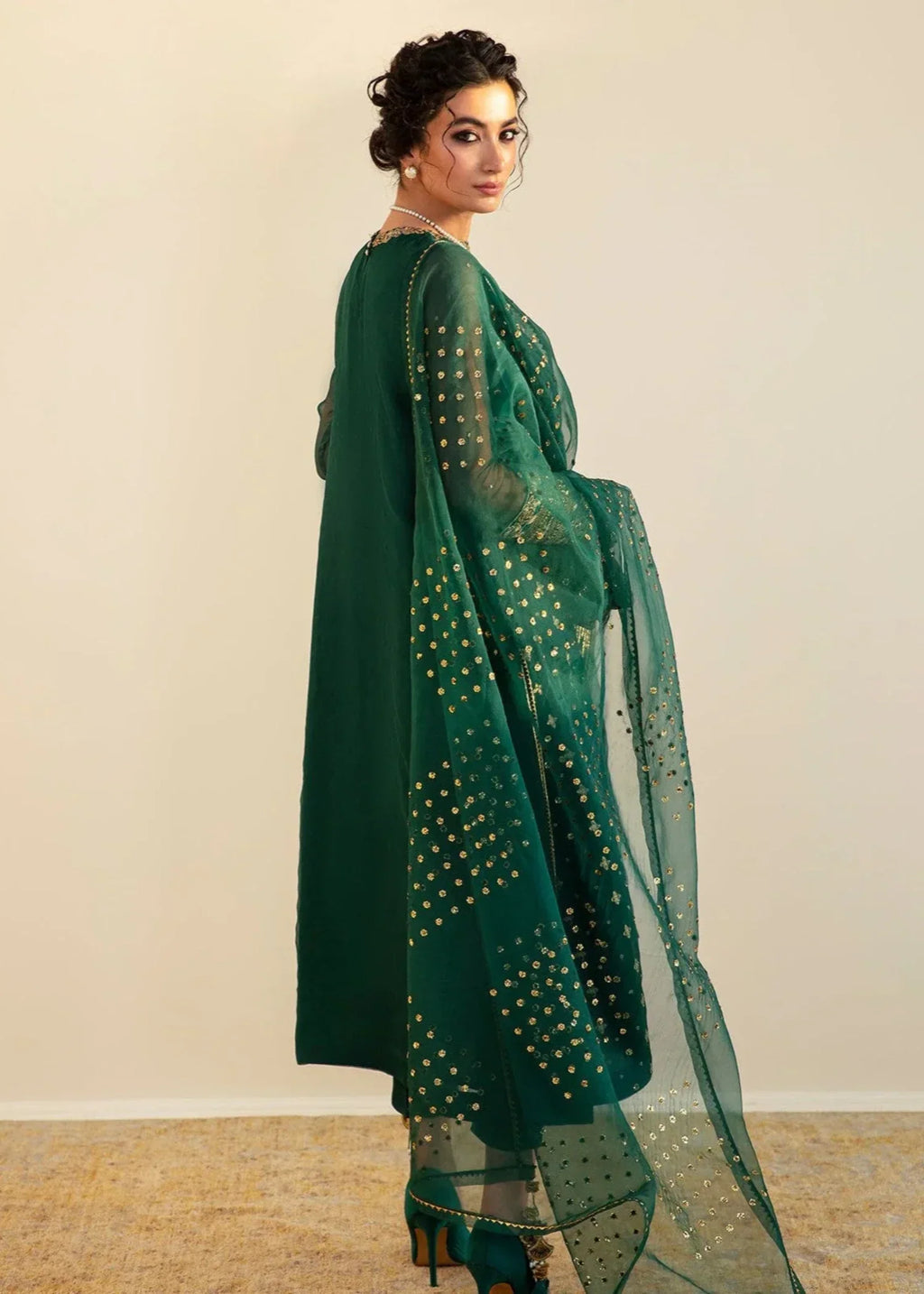 Baroque BQU UF D395 Bottle Green (S) Women 3pcs