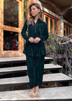 Kiara Midnight Luxe Deep Teal Women 2pcs