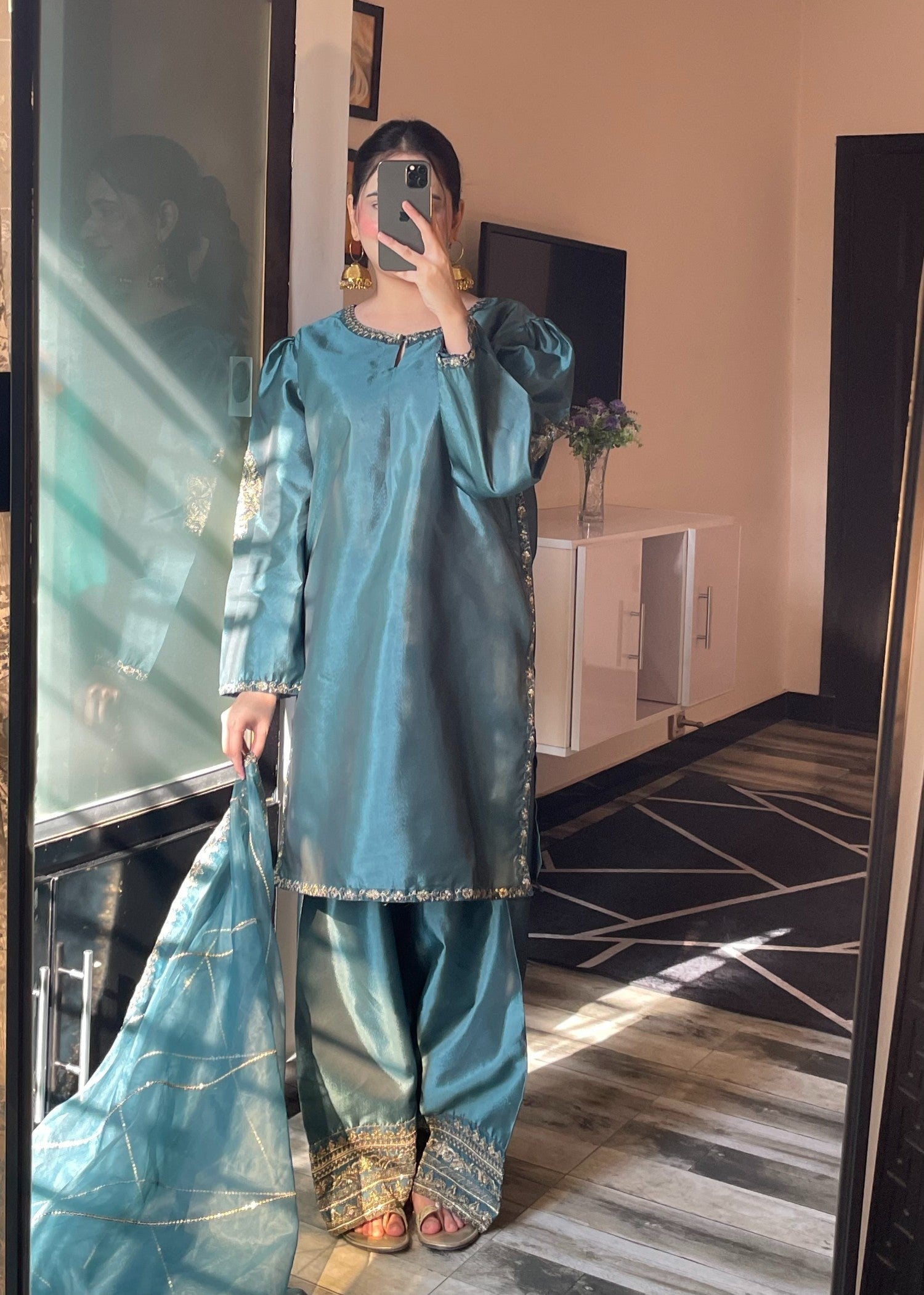 Shehroz Fashion ZINK FARSHI Women 3pcs