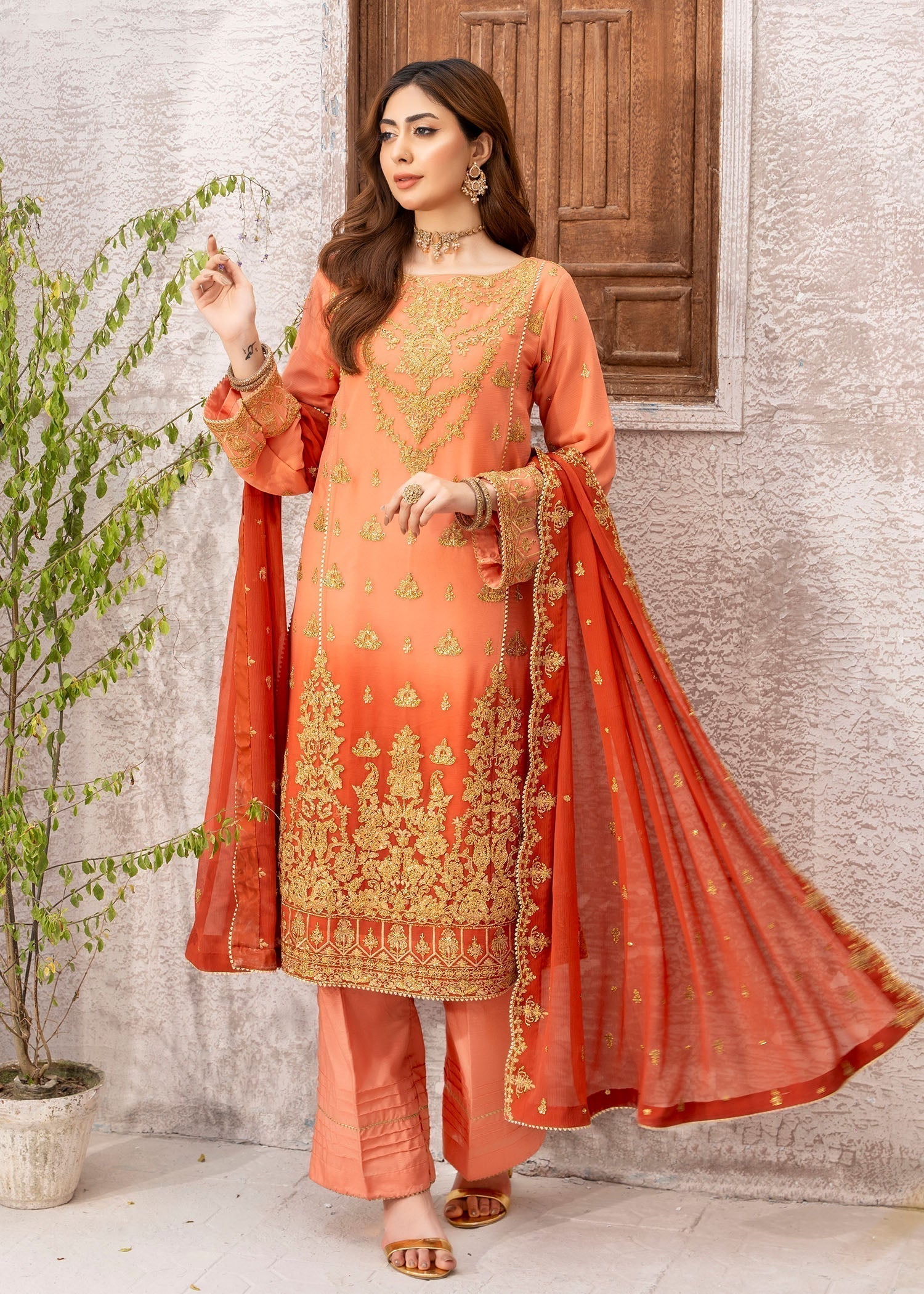 Kanwal Zainab Amber dusk Women 3pcs
