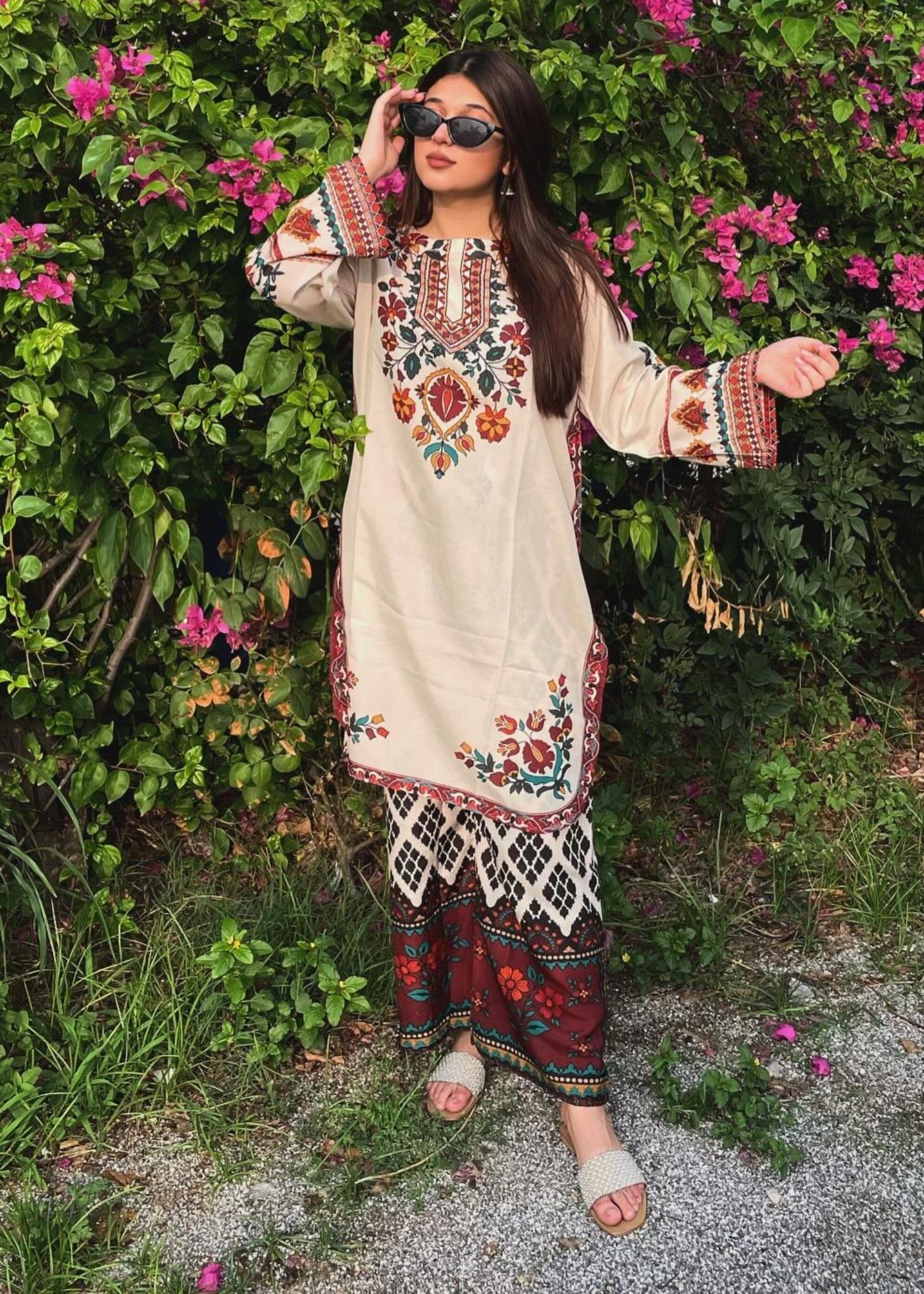 Tehzeeb Libas MEERAB CORD SET Women 2pcs