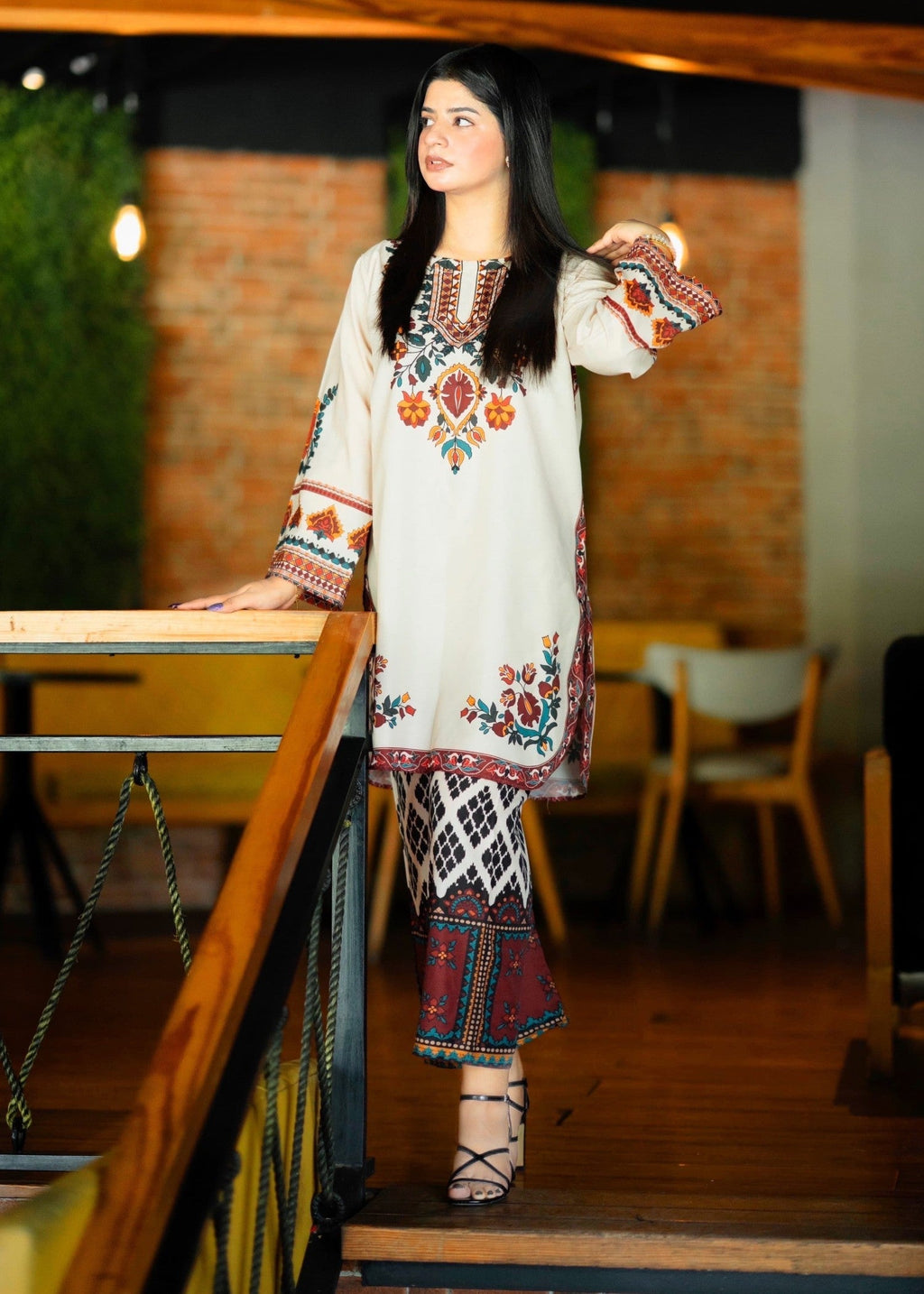 Tehzeeb Libas MEERAB CORD SET Women 2pcs