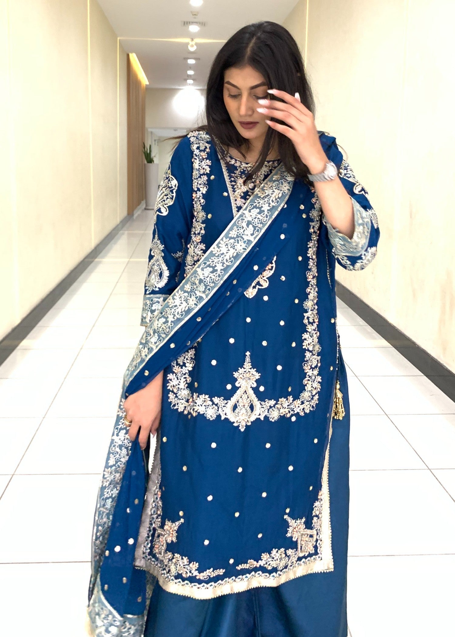 Waniya Awais WAS 80 Women 3pcs