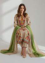 Virrora.Pk Multi Beige Emb Women 3pcs