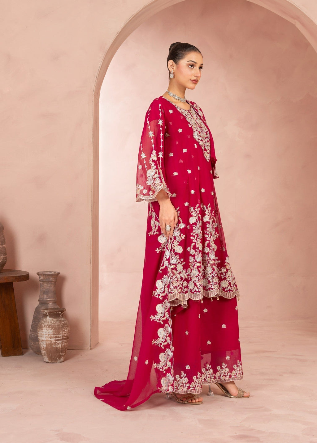 Four Season Boutique ZEBA FROK HOTPINK Women 3pcs