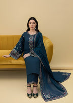 Fabric Garden Teal Elegance Women 3pcs