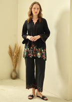 Kiara Calix – Embroidered Co ords Set Women 2pcs