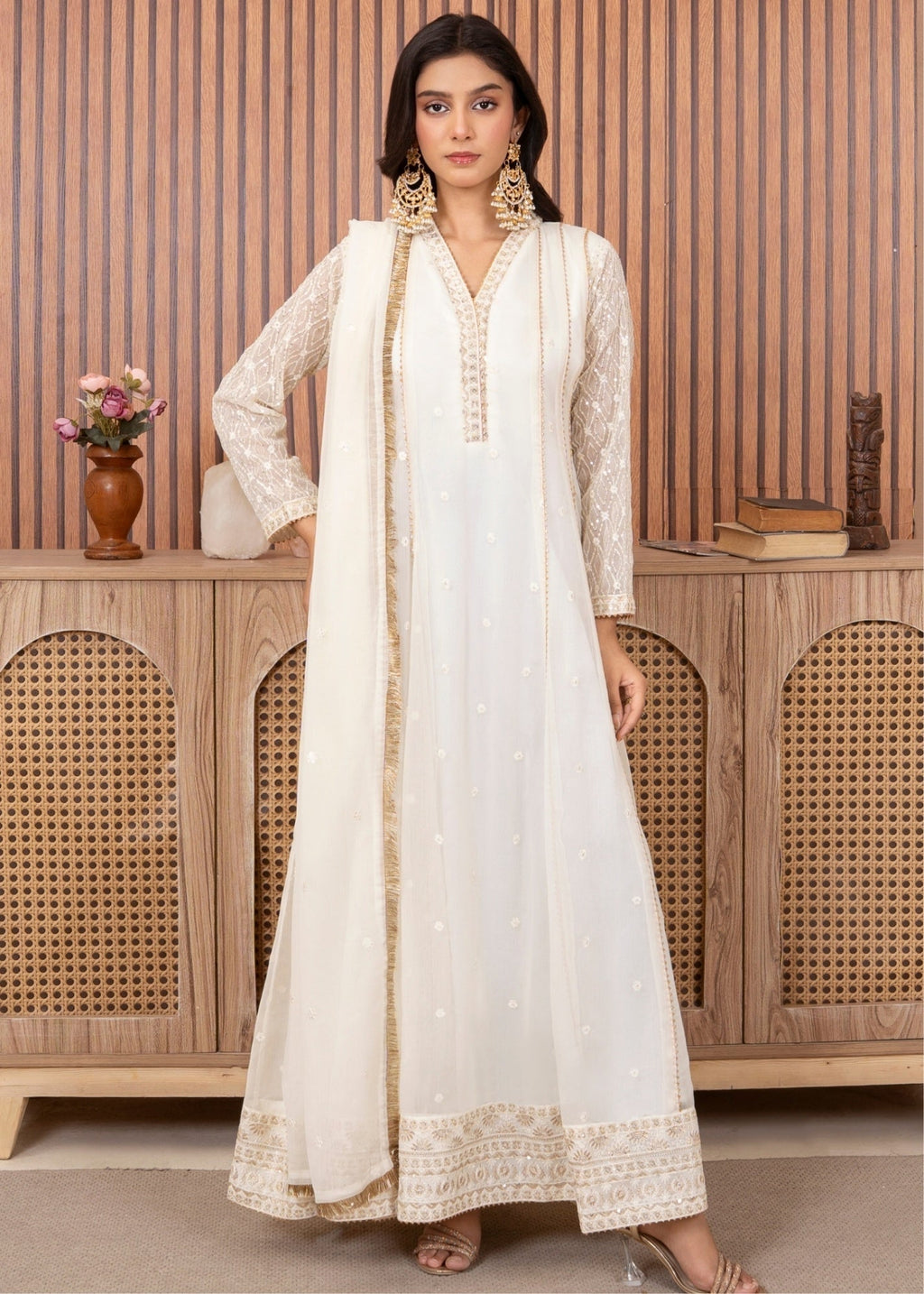 Abaan Zohan Kashish Off White Women 3pcs