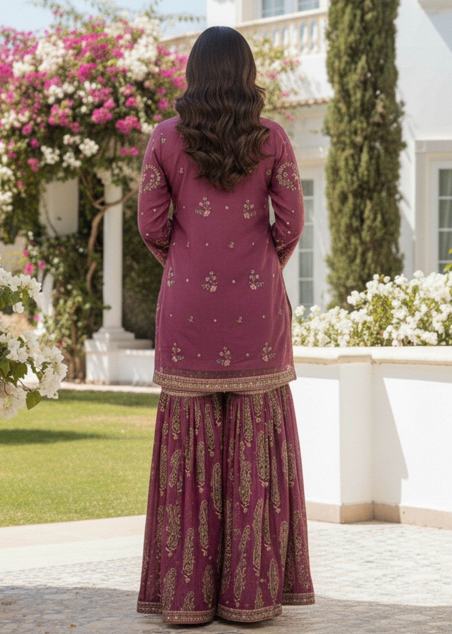 Diara Couture HABIBA DF 56 MAGENTA Women 3pcs