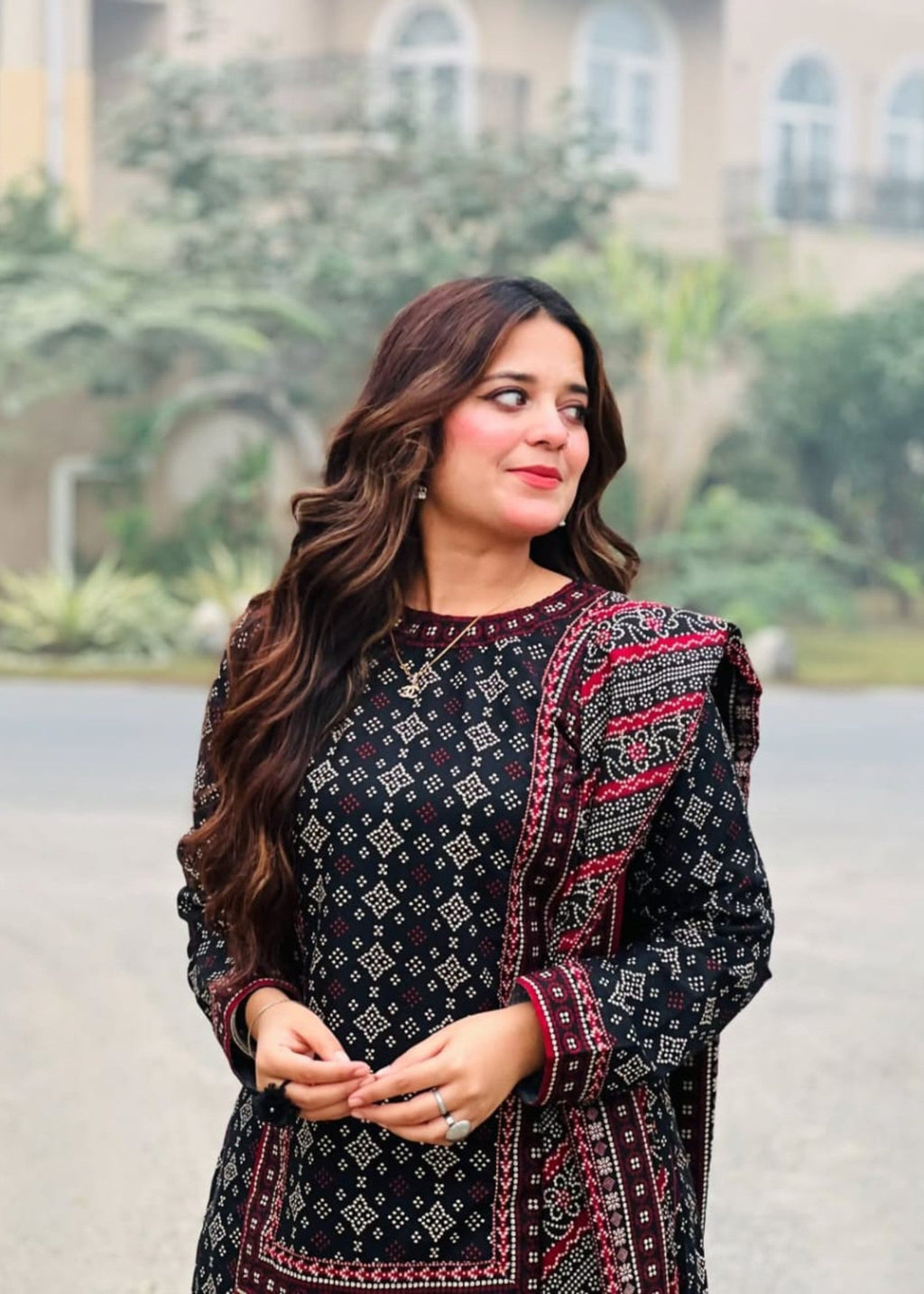 Tehzeeb Libas Chunri Farshi Women 3pcs